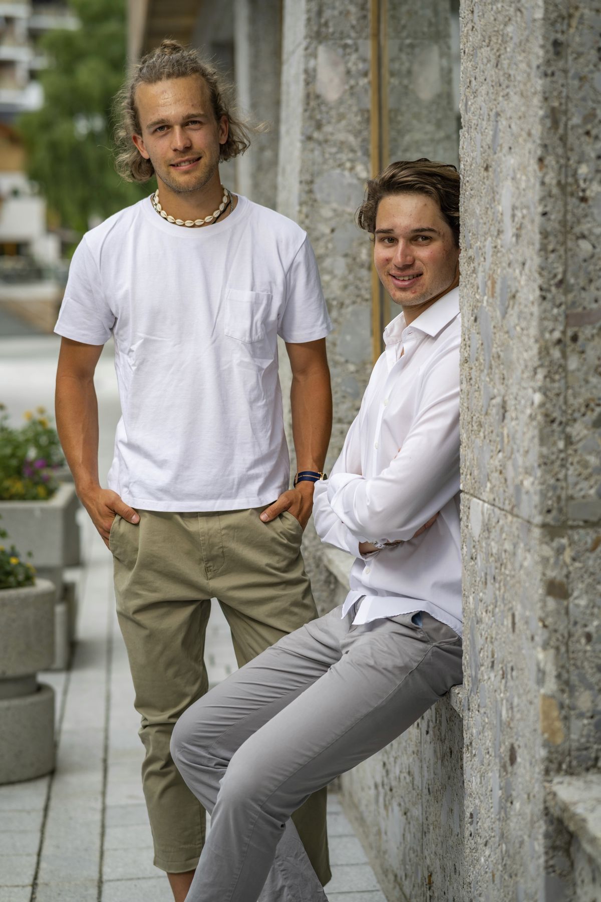 Lucas Kampf und Mitgründer Moritz Skolaut